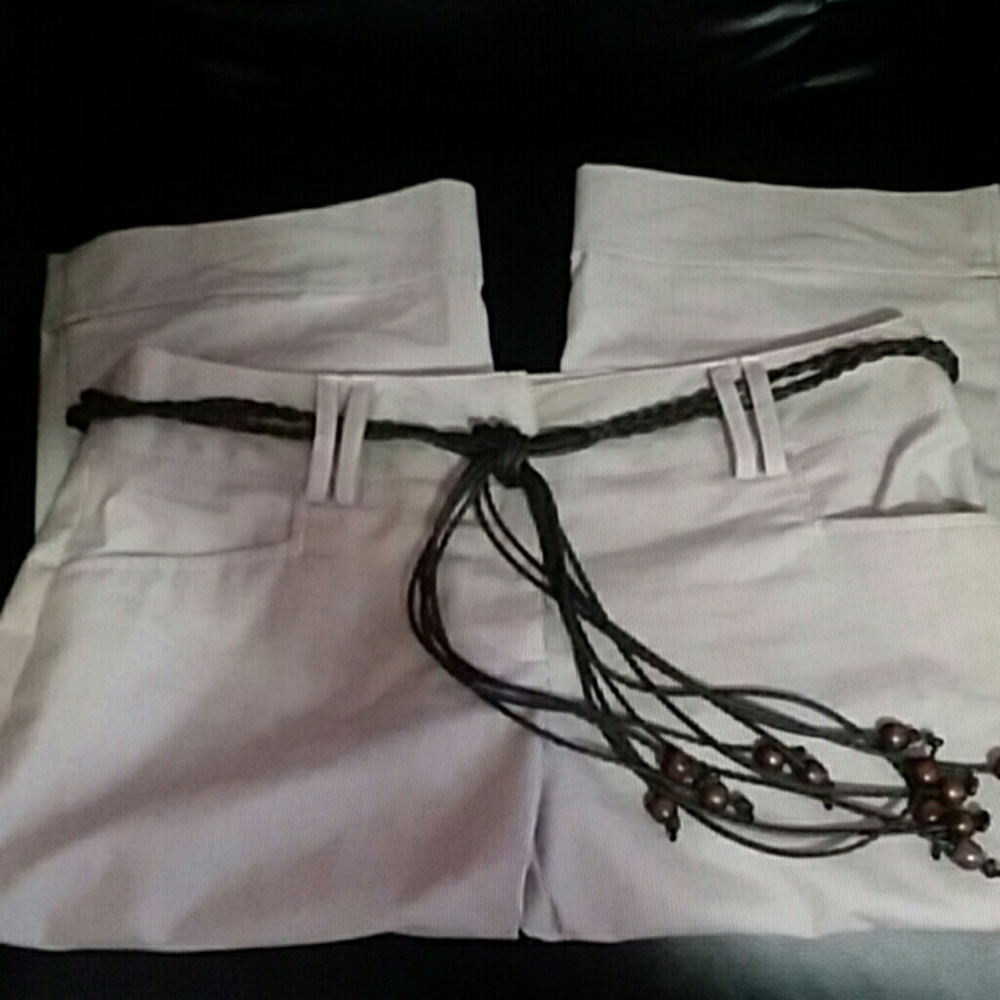 Pinstripe capris
